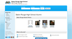Desktop Screenshot of batonrougehighschool.org